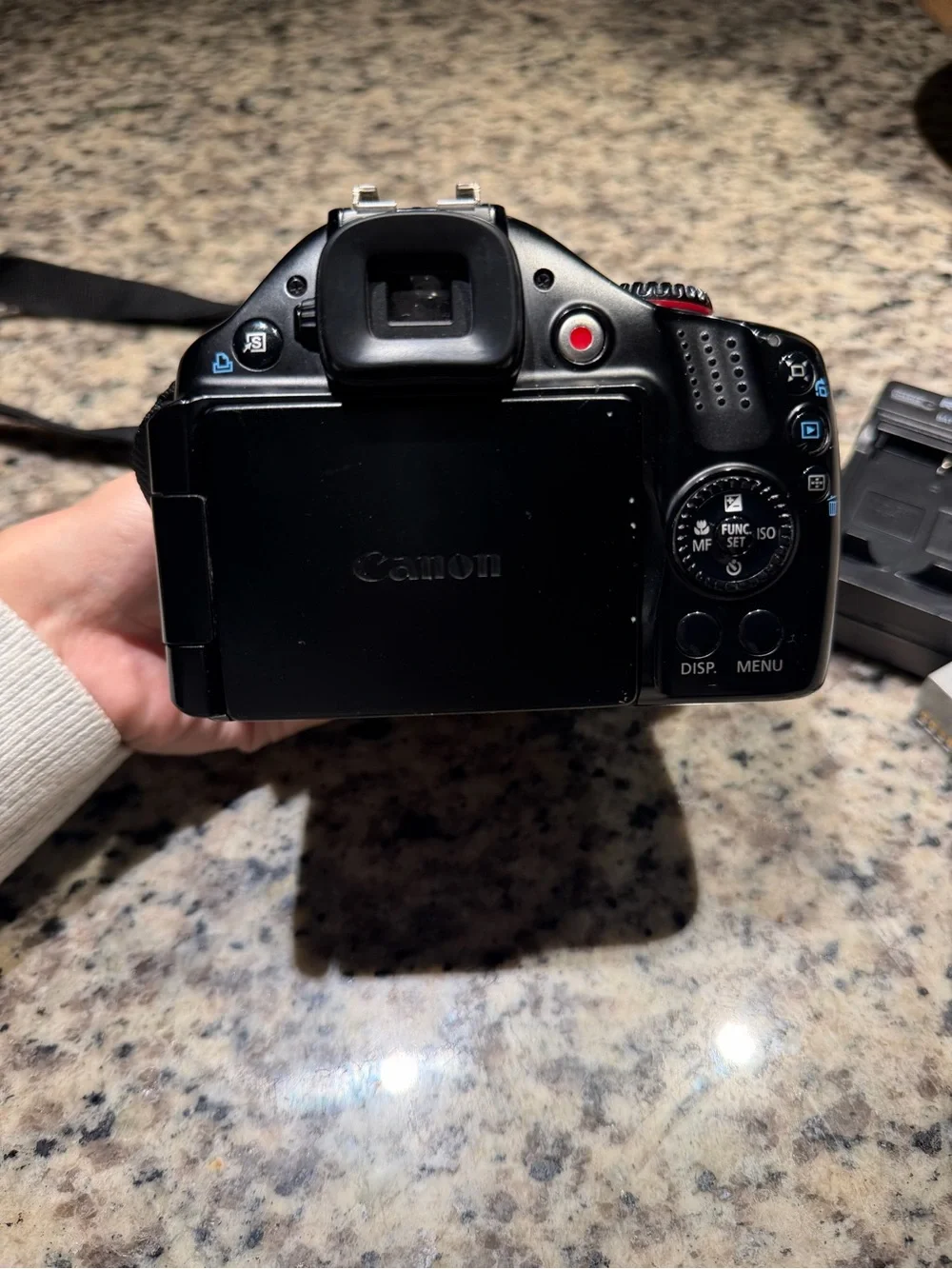 Canon Black PowerShot SX30 IS Digital Camera with Charger and Accessories